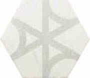 Плитка CARRARA HEXAGON FLOW (23103) 17.5x20