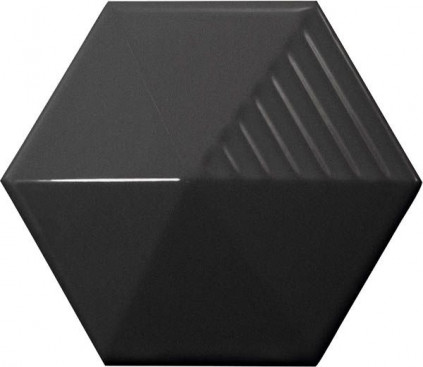 Настенная плитка UMBRELLA BLACK 12.4x10.7 см