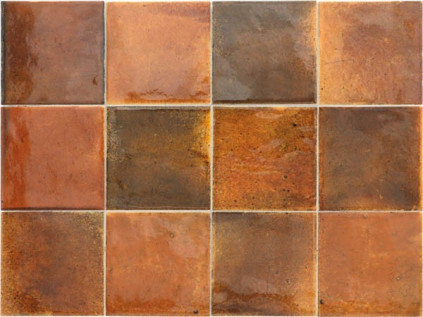 Настенная плитка HANOI BURNT RED (30018) 10x10 см