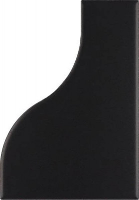 Настенная плитка CURVE BLACK MATT (28861) 8.3x12 см