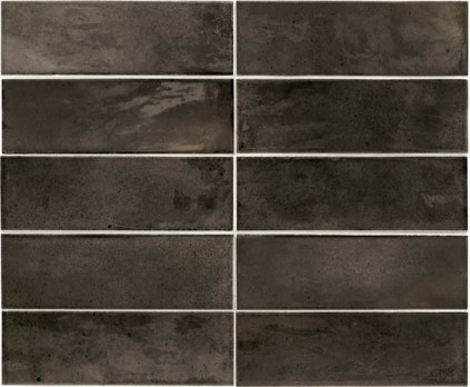 Настенная плитка HANOI BLACK ASH (30031) 6.5x20 см